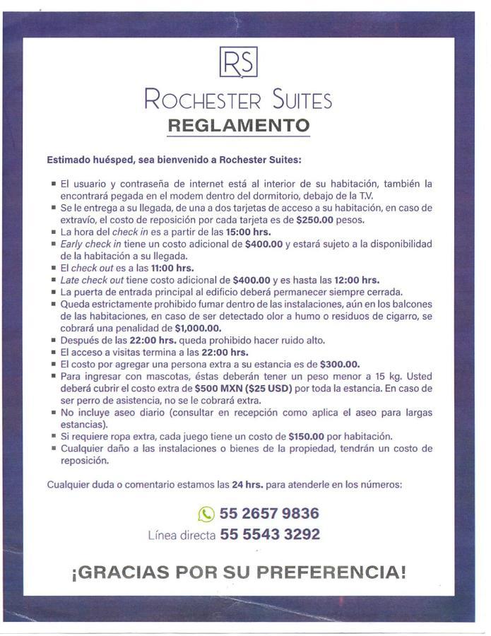 Rochester 10 Мехико Экстерьер фото